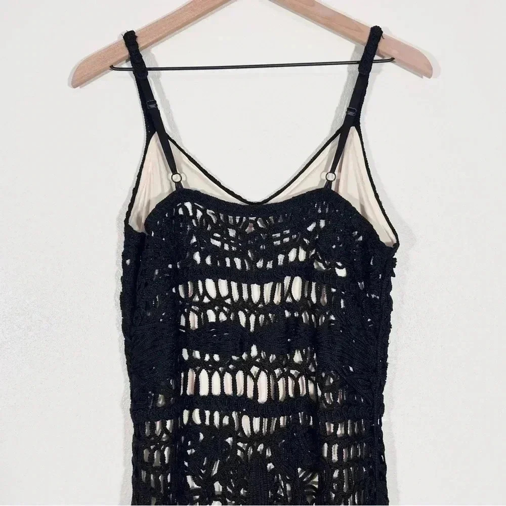 Dolce Cabo Black Crochet Dress - Picture 7 of 8